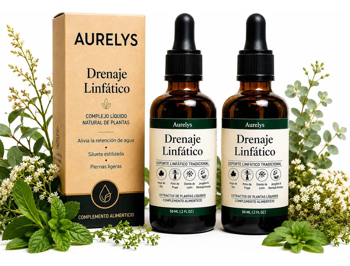 Gotas de Bienestar para Drenaje Linfático, (Nature's y Aurelys) Elige el tuyo
