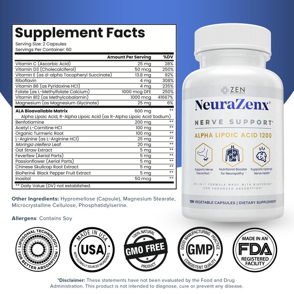 NEURAZENX ⭐⭐⭐⭐⭐ Apoya a la salud de los nervios(2026)