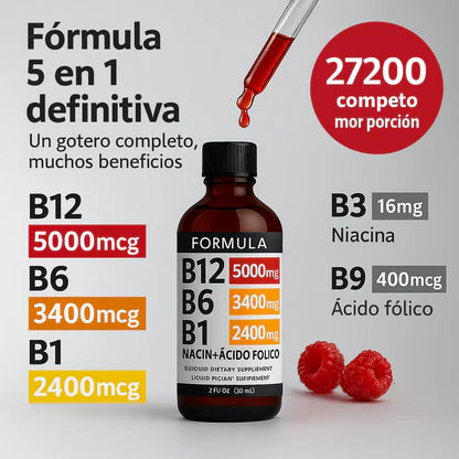 NUVORYA® - GOTAS LÍQUIDAS DE VITAMINAS ESENCIALES OFERTA PAGA 2 (SOLO POR HOY 99)