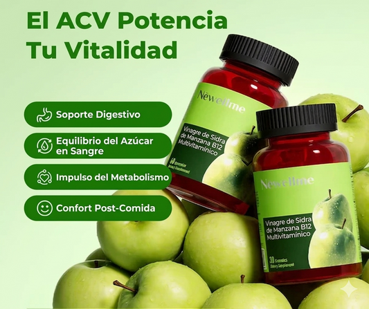 Apple Cider Vinegar Gummies: Menos hinchazón, más control con solo 2 gomitas al día