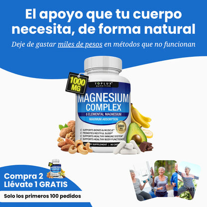 Magnesio 8 en 1: La Fórmula Más Completa Para Tu Energía y Bienestar