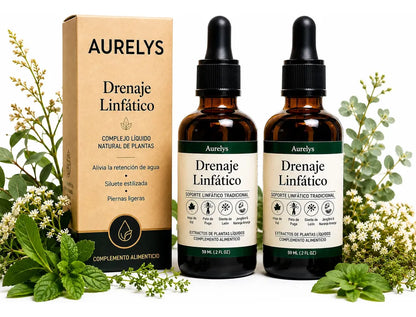 Gotas de Bienestar para Drenaje Linfático, (Nature's y Aurelys) Elige el tuyo